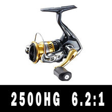 Load image into Gallery viewer, SHIMANO Reel SAHARA Spinning Fishing Reel 4+1BB 5.0:1/6.2:1 Ratio Metal Spool 9-11KG Power HGN Gearing Saltewater Fishing Reels