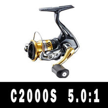 Load image into Gallery viewer, SHIMANO Reel SAHARA Spinning Fishing Reel 4+1BB 5.0:1/6.2:1 Ratio Metal Spool 9-11KG Power HGN Gearing Saltewater Fishing Reels