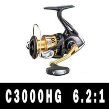 Load image into Gallery viewer, SHIMANO Reel SAHARA Spinning Fishing Reel 4+1BB 5.0:1/6.2:1 Ratio Metal Spool 9-11KG Power HGN Gearing Saltewater Fishing Reels