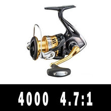 Load image into Gallery viewer, SHIMANO Reel SAHARA Spinning Fishing Reel 4+1BB 5.0:1/6.2:1 Ratio Metal Spool 9-11KG Power HGN Gearing Saltewater Fishing Reels