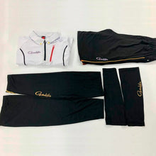 Load image into Gallery viewer, 1 Set New Summer Ice Fishing Clothing Gamakatsu Set Outdoor T-shirt&amp; Short Pant Hiking Clothes with Arm Sleeves and Leg Cover
