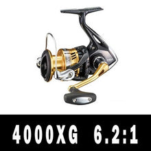 Load image into Gallery viewer, SHIMANO Reel SAHARA Spinning Fishing Reel 4+1BB 5.0:1/6.2:1 Ratio Metal Spool 9-11KG Power HGN Gearing Saltewater Fishing Reels
