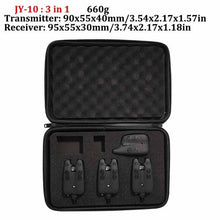Load image into Gallery viewer, Wireless Electronic Fishing Bite Alarm Receiver Easy Fishing Carrying LED Outdoor Portable Alert Indicator Kit with Box
